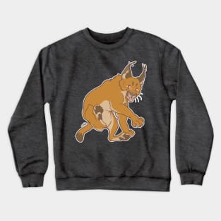 Comical Caracal Crewneck Sweatshirt